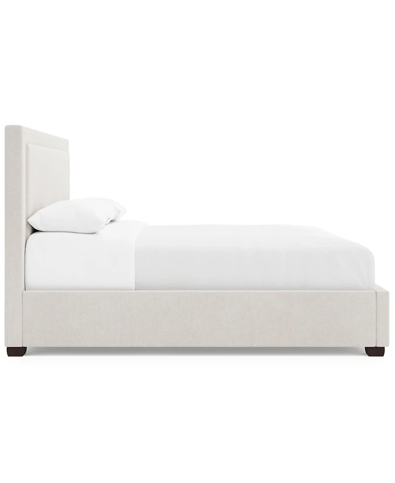 Morgan King Upholstered Storage Bed