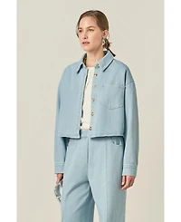 English Factory Women's Denim Shirt