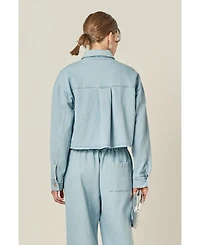 English Factory Women's Denim Shirt