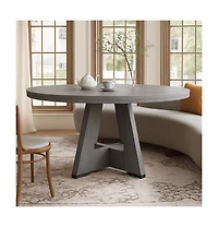 Gaomon Kitchen Table Round Dining Table for 4 Round Dinner Table Farmhouse