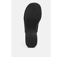 Olori Solid Platform Slip On Mules