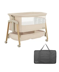 Evolur Baby Lullaby Portable Bassinet with wheels