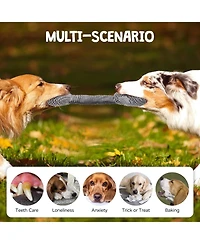 Aostirmotor Multi-Functional Sheep Dog Toy with Squeaker & Crinkle