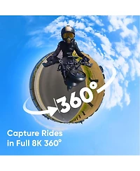 Insta360 X4 8K 360 Camera Motorcycle Kit