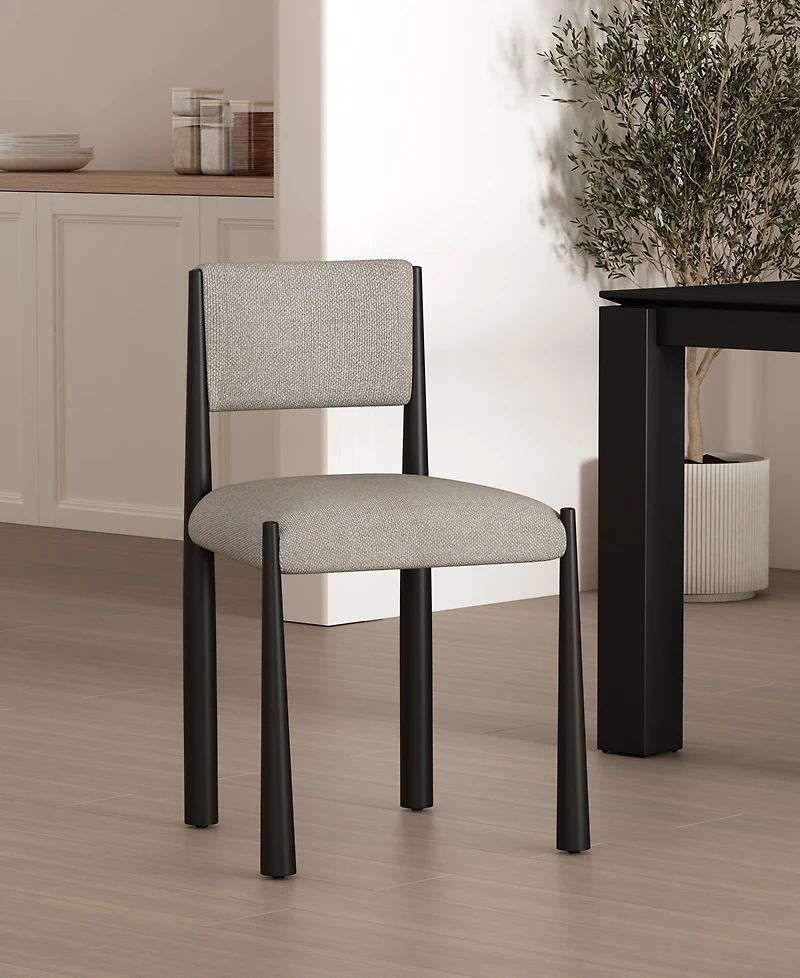 Lennor Boucle Upholstered Dining Side Chairs, Set of 2