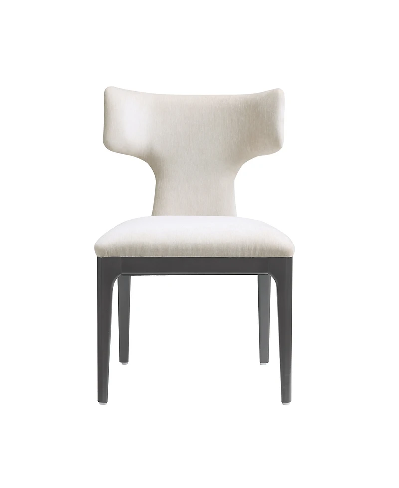 Eloria Chenille Upholstered Dining Side Chairs, Set of 2