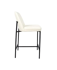 Loft Faux Leather Upholstered Counter Stools, Set of 2