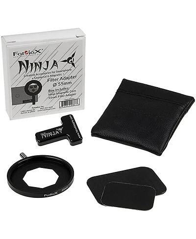 Fotodiox Ninja 55mm Magnetic Filter Adapter Kit for Smartphones