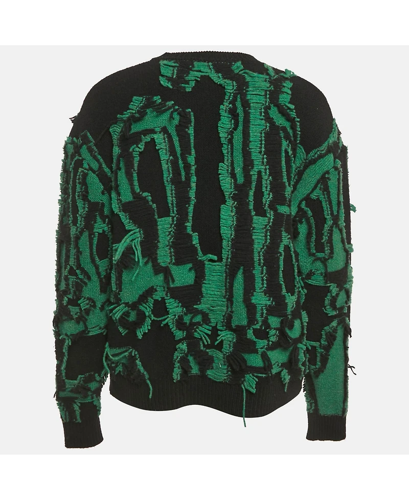 Pre-Owned Stella Mccartney Women's Frayed Knit Crewneck Sweater