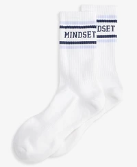 Id Ideology Women's Mindset Graphic Crew Socks, Macy's Exclusive