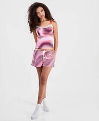 Just Polly Juniors' Lace-Trim Loungewear Camisole