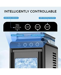 Cowsar Countertop Ice Maker, 26 lbs/24H Self-Cleaning