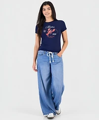 Rebellious One Juniors' Graphic-Print Crewneck T-Shirt