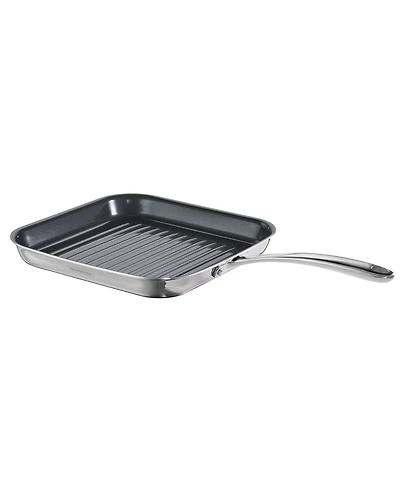Tramontina Utsava Tri-Ply Clad Stainless Steel 8" Grill Pan