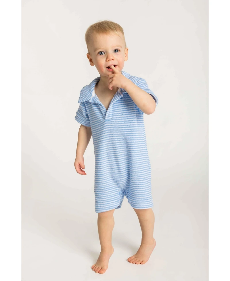 Florence Eiseman Baby Boys Stripe Terry Shortall