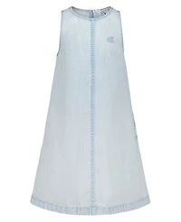 Calvin Klein Girls' 7-16 Round Neck Sleeveless Dress