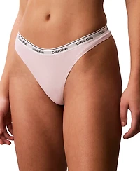 Calvin Klein Women's Modern Logo Thong Underwear QD5043