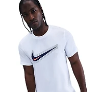 Nike Men's Swoosh Logo Crewneck T-Shirt