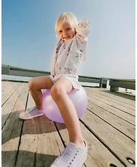 Deux par Big Girls Snails Print French Terry Shorts