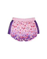 Deux par Girls Athletic Shorts Polyester Mauve Floral Gradient