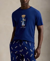 Polo Ralph Lauren Men's Bear T-Shirt and Pajama Pants, 2-Piece Set