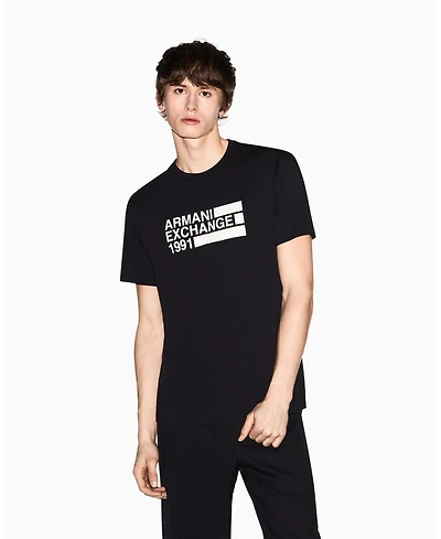 A|X Armani Exchange Men's Short Sleeve Logo T-Shirt