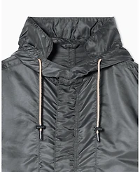 A|X Armani Exchange Men's Nylon Twill Trench Coat