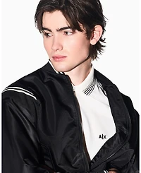 A|X Armani Exchange Men's Short Sleeve Pique Tipping Polo Shirt