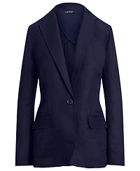 Lauren Ralph Petite Notch Lapel Twill Blazer