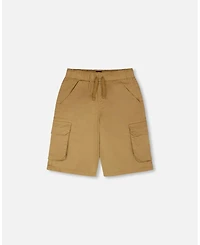 Deux par Baby Boys Stretch Twill Cargo Bermuda Shorts