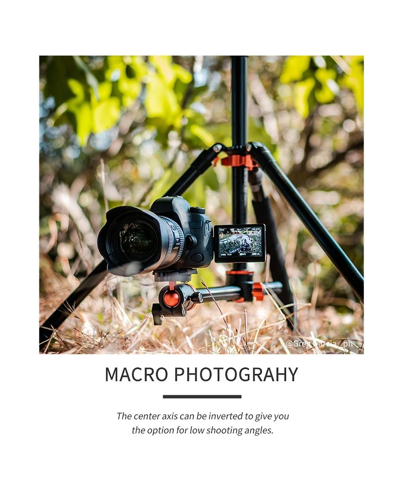 K&F Concept K234A6 4-Section Aluminum Travel Tripod/Monopod with Ball Head