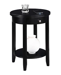 Convenience Concepts 18.25" Rubber wood Ah Baldwin End Table
