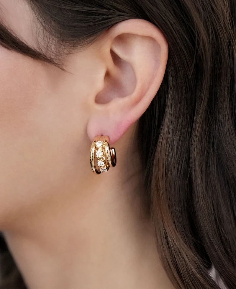 Ettika Mini Gleam Hoop Earrings