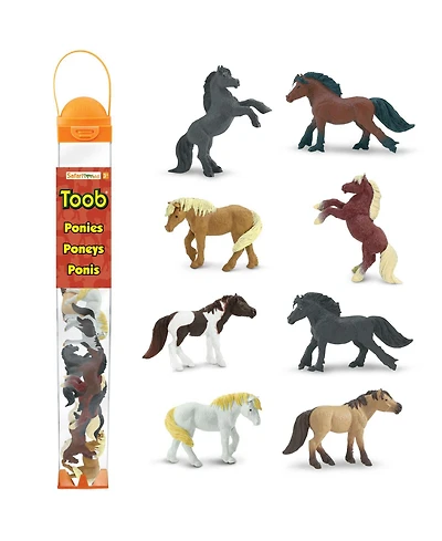 Safari Ltd. 8 Miniature Pony Figurines