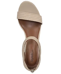 Style & Co Women's Paycee Two-Piece Dress Sandals, Created for Macy's