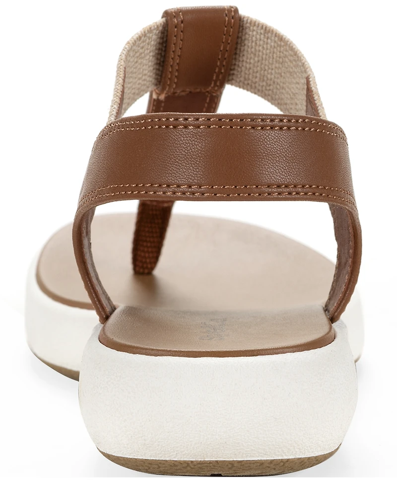 Style & Co Women's Harperr Elastic Round Toe Flat Sandals, Macy's Exclusive