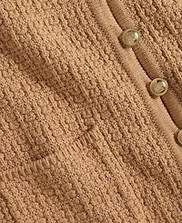 I.n.c. International Concepts Petite Short-Sleeve Fringe Sweater, Macy's Exclusive