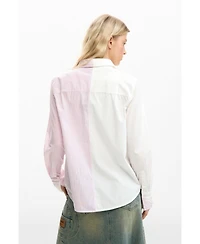 Desigual Women's Mickey And Minnie Mouse Shirt