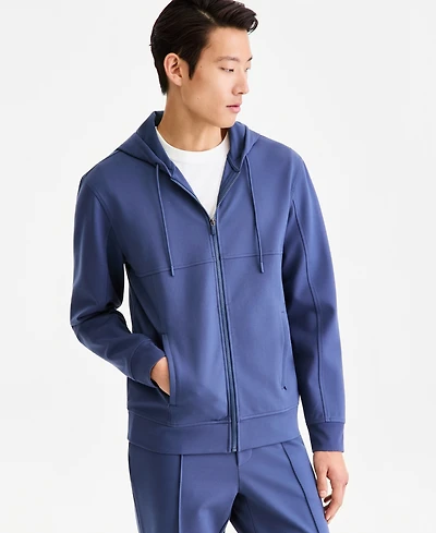 Alfani Men's Long-Sleeve Alfatech Full-Zip Hoodie, Macy's Exclusive