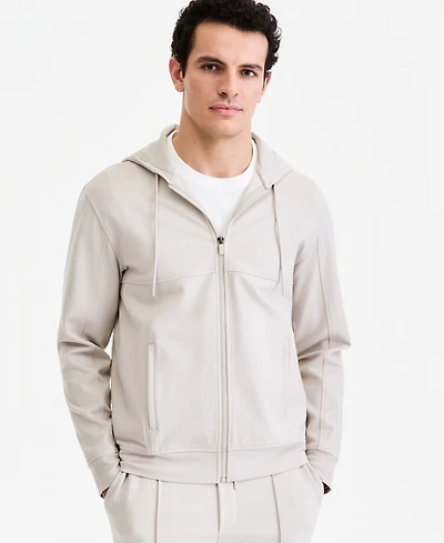 Alfani Men's Long-Sleeve Alfatech Full-Zip Hoodie, Macy's Exclusive