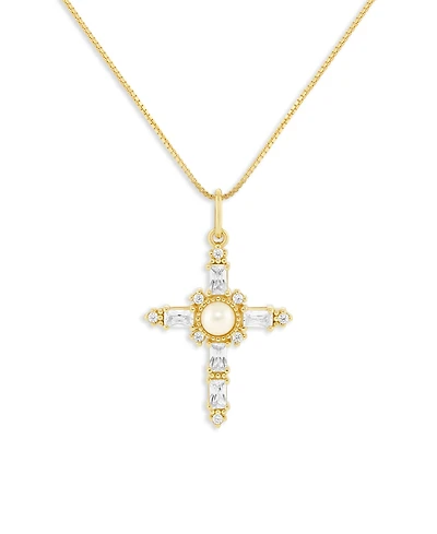 Giani Bernini Gold Plated Cross Pendant Necklace