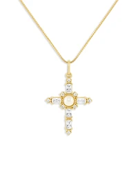 Giani Bernini Gold Plated Cross Pendant Necklace