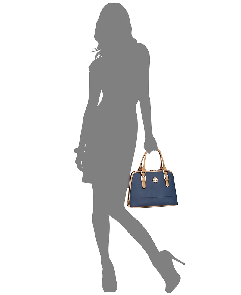 Giani Bernini Saffiano Dome Satchel, Exclusively at Macy's