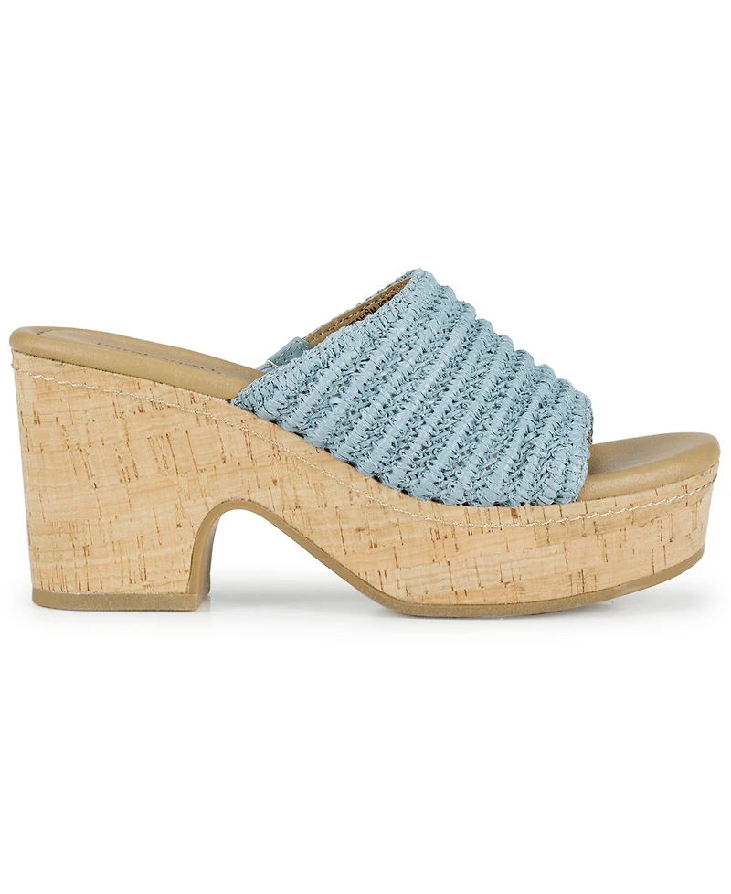 Baretraps Women's Teah Slip-On Wedge Sandals