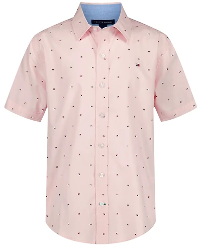 Tommy Hilfiger Boys' 2T-7 Short-Sleeve Shirt