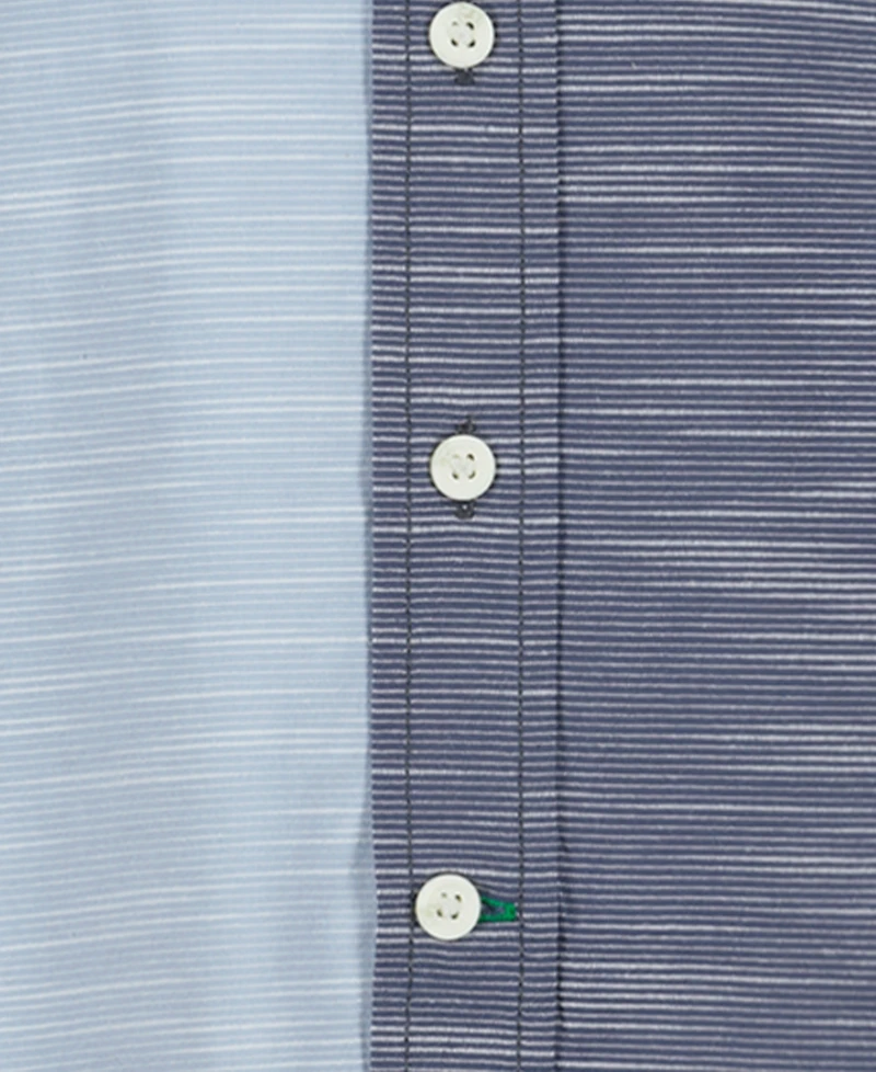 Tommy Hilfiger Toddler Boys' 2T-7 Textured Party Short-Sleeve Woven Shirt