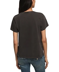 Lucky Brand Women's Mirror Butterfly Classic Crewneck T-Shirt