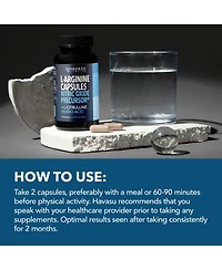 L-Arginine Capsules for Men's Stamina, Endurance & Performance, Havasu Nutrition