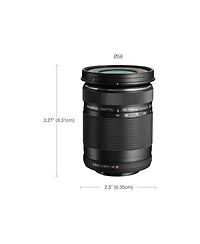 Om System M.Zuiko Digital Ed 40-150mm f/4-5.6 R Lens for Micro Four Thirds, Black