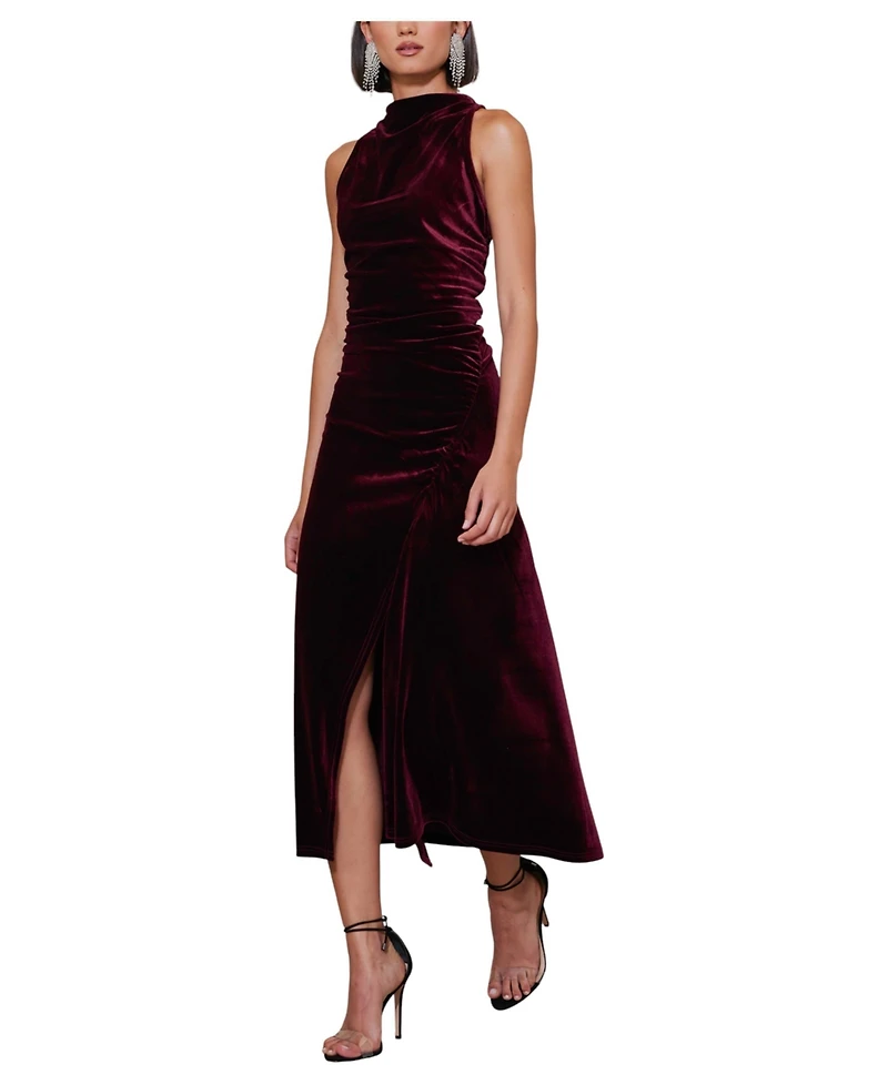 Bishop + Young Women's Bishop + Young Elle Velvet Halter Dress